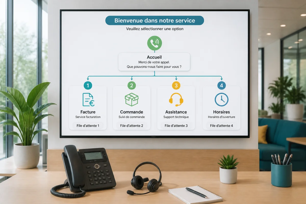 Serveur vocal interactif en entreprise pour mieux orienter les appels